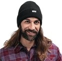 Sch&ouml;ffel Strickm&uuml;tze Oxley Knitted Hat (Rippenstruktur, Umschlag) schwarz - 1