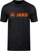 JAKO Freizeit-Tshirt Promo (Bio-Baumwolle) schwarzmeliert/orange Herren