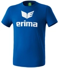 Erima Sport-Tshirt Basic Promo Logo (100% Baumwolle) royalblau Herren