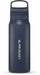 LifeStraw Trinkflasche Go Series Stainless Steel mit Wasserfilter, Verschluss mit