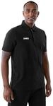 JAKO Polo Base (100% Baumwolle) schwarz Herren