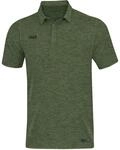 JAKO Sport/Freizeit Polo Premium Basics (Polyester-Stretch-Jersey) khaki/gr&uuml;n