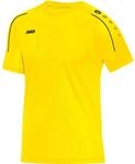 JAKO Sport-Tshirt Classico (100% Polyester-Jacquard) gelb Jungen