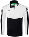 Erima Sport-Langarmshirt Six Wings Trainingstop (100% Polyester, Stehkragen, 1/2 Zip)