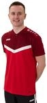 JAKO Sport-Polo Iconic (Polyester-Micro-Mesh) rot/weinrot Herren