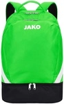 JAKO Rucksack Iconic mit Bodenfach neongr&uuml;n/schwarz