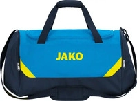 Jako 1924-444-M, JAKO Sporttasche Iconic (Gr&ouml;&szlig;e M - 43 Liter) blau/marineblau/gelb