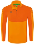 Erima Sport-Langarmshirt Six Wings Trainingstop (100% Polyester, Stehkragen,...
