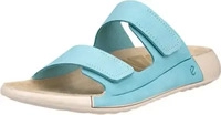 Ecco 206823-02241-38, ECCO Sandale Cozmo Flat blau Damen, Gr&ouml;&szlig;e Euro (US): 38