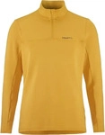 Craft 1909496-518000-M, Craft Sport-Langarmshirt CORE Gain (Midlayer, Half-Zip) gelb