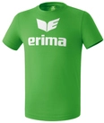 Erima Sport-Tshirt Basic Promo Logo (100% Baumwolle) gr&uuml;n Herren