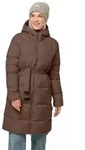 Jack Wolfskin Winter-Daunenmantel Frozen Lake Coat (winddicht, wasserabweisend) braun
