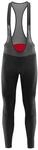 L&ouml;ffler Fahrradhose Bike BIB Tight AB Gel (winddicht, w&auml;rmeisolierend) lang schwarz