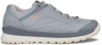 Lowa Alltag-Travelschuhe Malta Low GTX (Veloursleder, wasserdicht) eisblau/mandarine