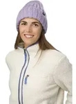 Eisb&auml;r Winterm&uuml;tze (Beanie) Alea - grobe Rippstruktur - Damen violett - 1 St&uuml;ck