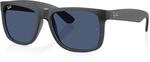 Ray-Ban Sonnenbrille Justin 687380 (Glasfarbe: dunkelblau) opalgrau - 1 Brille