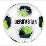 Derbystar Fussball Brilliant TT v26 (Tainingsball) weiss/gr&uuml;n/gelb - 1 Ball