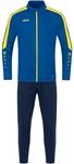 JAKO Trainingsanzug Polyester Power (Jacke und Hose) royalblau/gelb/marineblau Herren