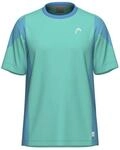Head Tennis-Tshirt Slice (Moisture Transfer Microfiber Technologie) 2026 t&uuml;rkisblau