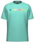 Head Tennis-Tshirt Rainbow Junior (Mischgewebe) t&uuml;rkisblau Jungen