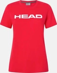 Head 814845-RD-L, Head Tennis-Shirt Club Original (schnelltrocknend) rot Damen,