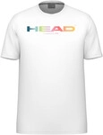 Head Tennis-Tshirt Rainbow (Mischgewebe, feuchtigkeitsabsorbierend) 2025 weiss Herren