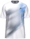 Head Tennis-Tshirt Topspin (schnelltrocknend, modern) 2026 weiss/navyblau Herren