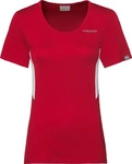 Head 814349-RD-M, Head Tennis-Shirt Club Technical rot Damen, Gr&ouml;&szlig;e: M