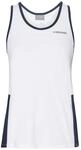Head Tennis-Tank Club weiss/dunkelblau Damen