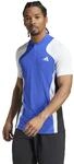 adidas Performance adidas Tennis-Polo Pro FreeLift Heat.Rdy 2024 blau/weiss/schwarz