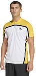 adidas Performance adidas Tennis-Polo Henley Pro FreeLift Heat.Rdy weiss/gelb Herren