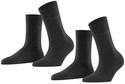 Esprit Socks Esprit Tagessocken Crew Basic Uni (weiche Baumwolle) anthrazitgrau Damen