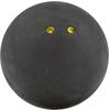 Unsquashable Squashball (2 gelbe Punkte, Speed sehr langsam) schwarz - 1 Ball