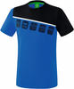 Erima Sport-Tshirt 5C (100% Polyester) weiss/hellblau Herren