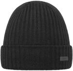 Barts M&uuml;tze (Beanie) Wilbert Turnup schwarz - 1 St&uuml;ck