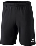 Erima Traininghose Short Basic (100% Polyester, Rei&szlig;verschlusstaschen) kurz schwarz
