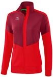 Erima Trainingsjacke Squad Worker bordeaux/rot Damen