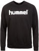 hummel Pullover Basic hmlGO Cotton Sweatshirt Big Logo (Baumwolle) schwarz...