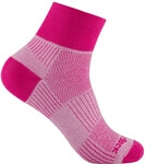 Wrightsock Sportsocken Quarter Coolmesh II (d&uuml;nn, atmungsaktiv, bequem) pink Damen -