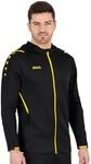 JAKO Trainingsjacke Challenge mit Kapuze schwarz/gelb Herren