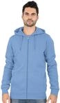 JAKO Kapuzenjacke Organic (Bio-Baumwolle) hellblau Herren