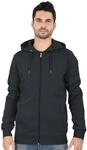 JAKO Kapuzenjacke Organic (Bio-Baumwolle) anthrazit/grau Herren