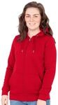 JAKO Kapuzenjacke Organic (Bio-Baumwolle) rot Damen