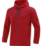 JAKO Kapuzenjacke Premium Basics (Double-Tech-Knit) rot Herren