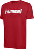 hummel Sport/Freizeit-Tshirt hmlGO Cotton Big Logo (Baumwolle) Kurzarm rot...