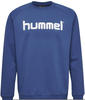hummel Pullover Basic hmlGO Cotton Sweatshirt Big Logo (Baumwolle) dunkelblau...