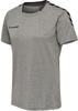 hummel Sport-Shirt hmlAUTHENTIC Poly Jersey (leichter Jerseystoff) Kurzarm grau Damen