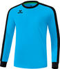 Erima Sport-Langarmshirt Trikot Retro Star (100% Polyester) curacaoblau/schwarz