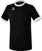 Erima Sport-Tshirt Trikot Retro Star (100% Polyester) schwarz/weiss Jungen