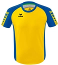 Erima Sport-Tshirt Six Wings Trikot (100% Polyester, strapazierf&auml;hig) gelb/royalblau